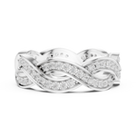 Gold Ring DDLR-465, White Gold, view 3