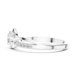 Gold Ring DDLR-836, White Gold, view 3