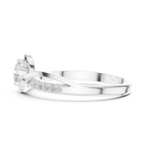 Gold Ring DDLR-836, White Gold, view 3