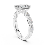 Gold Pendant 9-10040L_SS10, White Gold, view 1