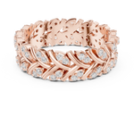Gold Ring R35, Rose Gold, view 4