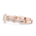 Gold Ring LR-0277, Rose Gold, view 3
