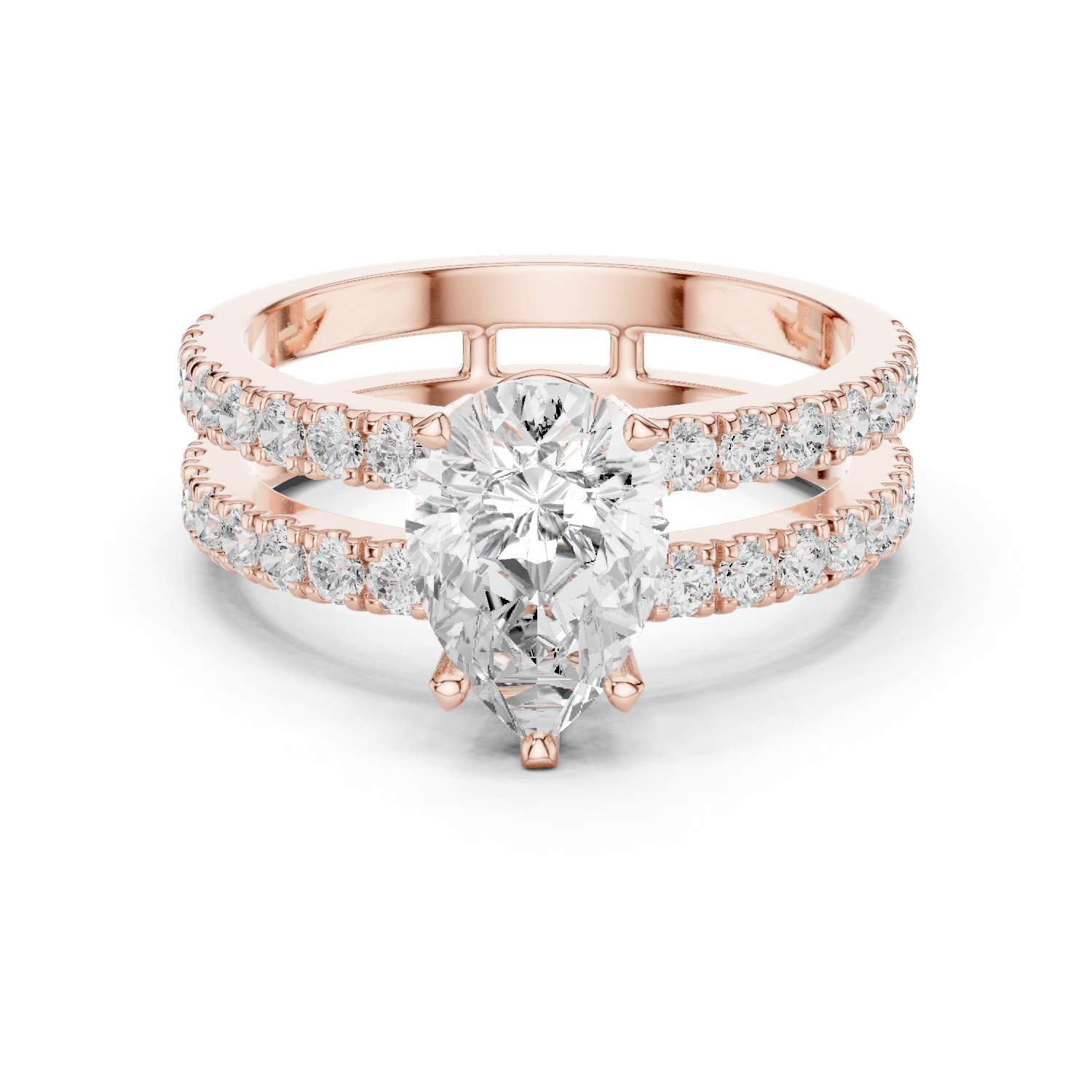 Gold Ring DDLR-1094, Rose Gold