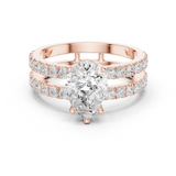 Gold Ring DDLR-1094, Rose Gold