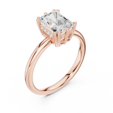 Gold Ring DDLR-930, Rose Gold, view 2