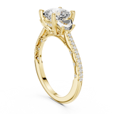 Gold Ring DDLR-283, Yellow Gold, view 1