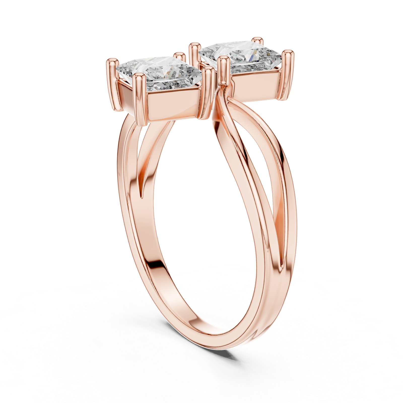 Gold Ring L03-444, Rose Gold