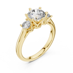Gold Ring DDLR-041, Yellow Gold, view 2