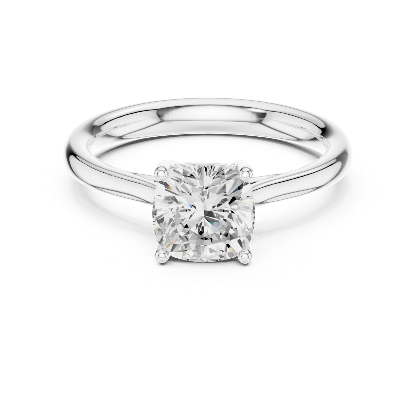 Gold Ring DDLR-536, White Gold, view 4