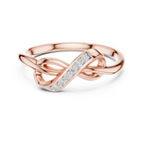 Gold Ring 12-10001@L, Rose Gold