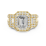 Gold Ring DDLR-266, Yellow Gold, view 4