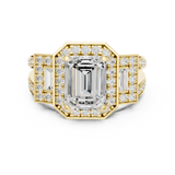 Gold Ring DDLR-266, Yellow Gold, view 4