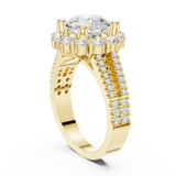 Gold Ring DDLR-344, Yellow Gold, view 1