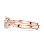 Gold Ring L03-1211, Rose Gold, view 3