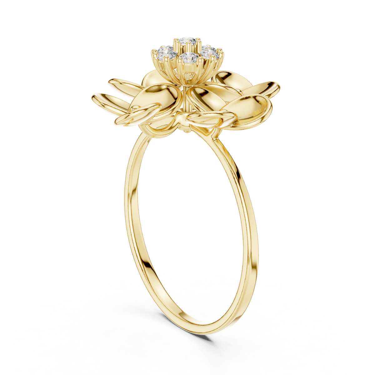 Gold Ring 1 (160), Yellow Gold, view 1