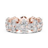Gold Ring DDLR-244, Rose Gold, view 3