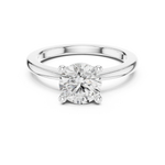 Gold Ring DDLR-848, White Gold, view 4