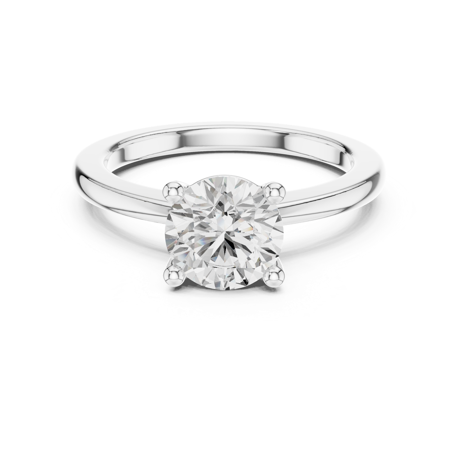 Gold Ring DDLR-848, White Gold, view 4