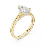 Gold Ring DDLR-987, Yellow Gold, view 2