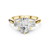 Gold Ring DDLR-895, Yellow Gold, view 4