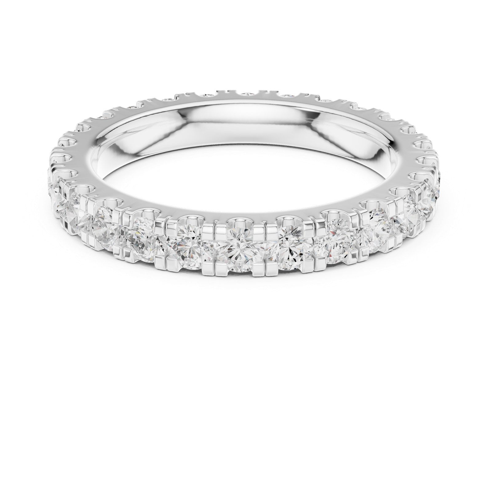 Gold Ring DDLR-607, White Gold, view 4