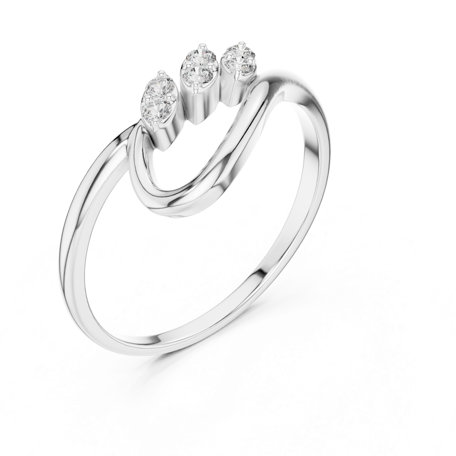Gold Ring 1 (252), White Gold, view 2