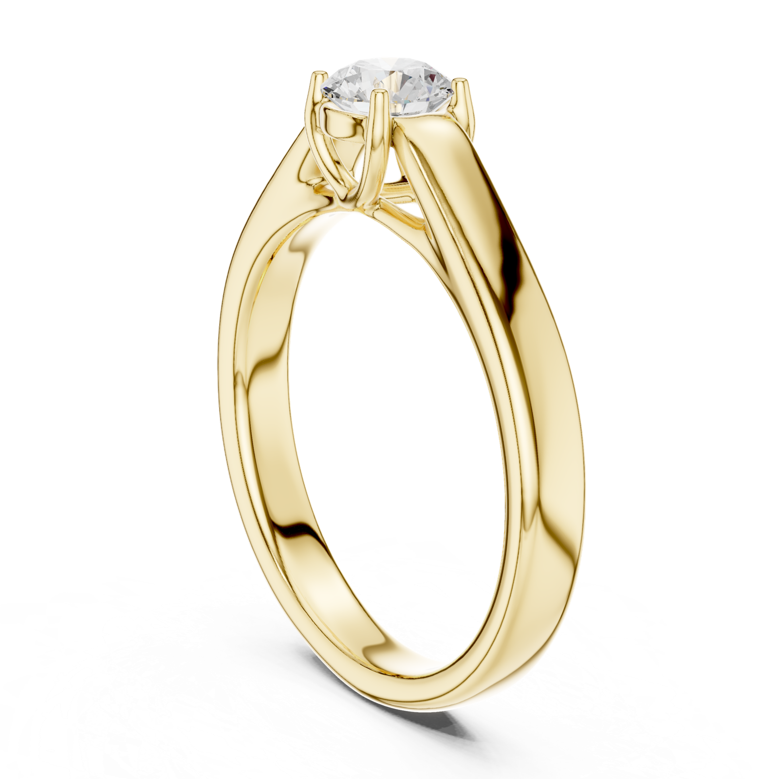 Gold Ring LR-0229, Yellow Gold, view 1