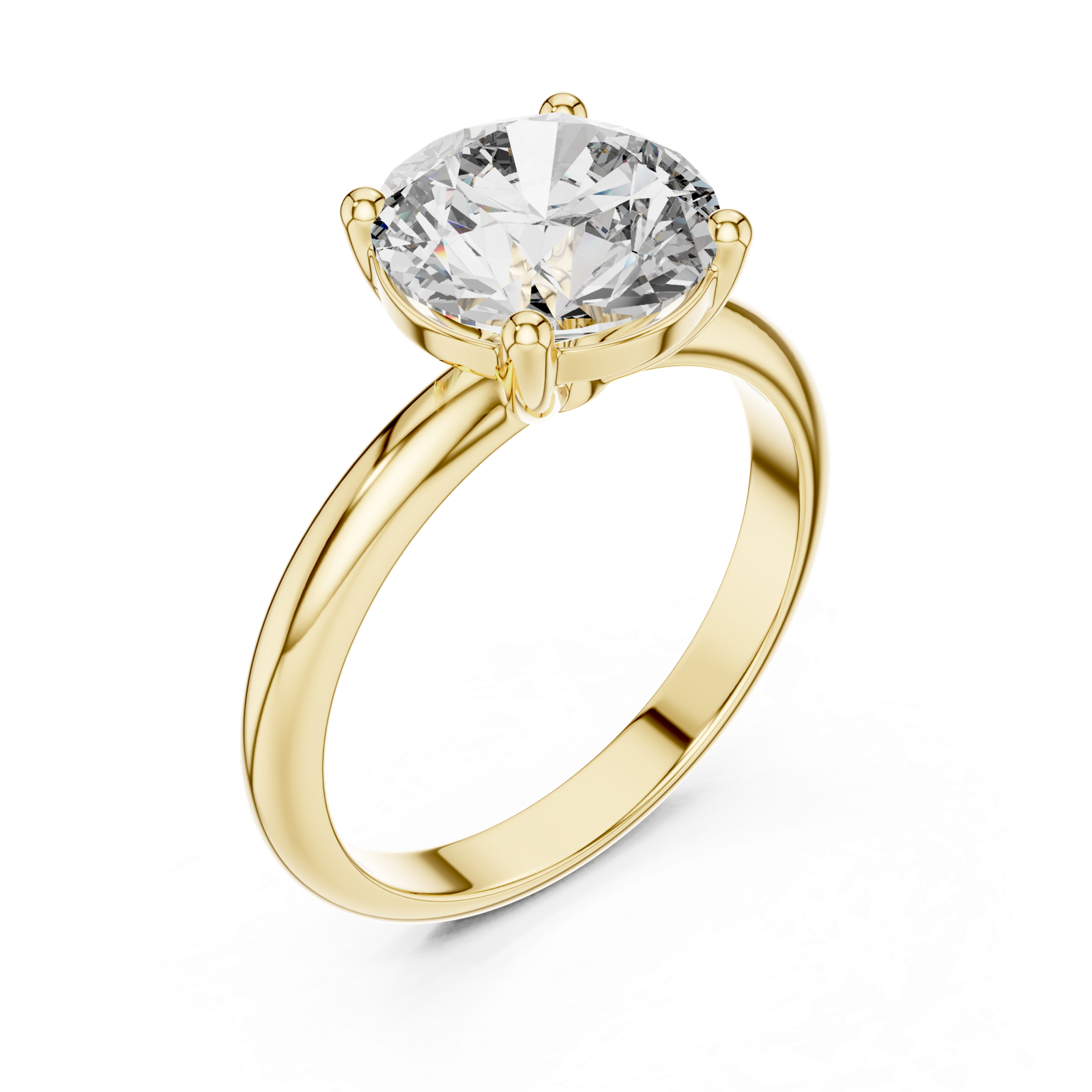 Gold Ring DDLR-054, Yellow Gold, view 2