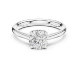 Gold Ring DDLR-563, White Gold, view 4