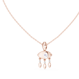 Gold Pendant 12-10012P, Rose Gold, view 1