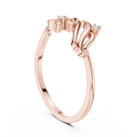 Gold Ring DR-6218, Rose Gold, view 1
