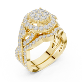 Gold Ring DDLR-582, Yellow Gold, view 2