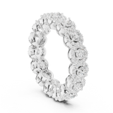 Gold Ring DDLR-307, White Gold, view 1