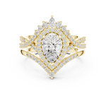 Gold Ring DDLR-353, Yellow Gold, view 4
