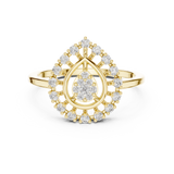 Gold Pendant 9-10060L, Yellow Gold