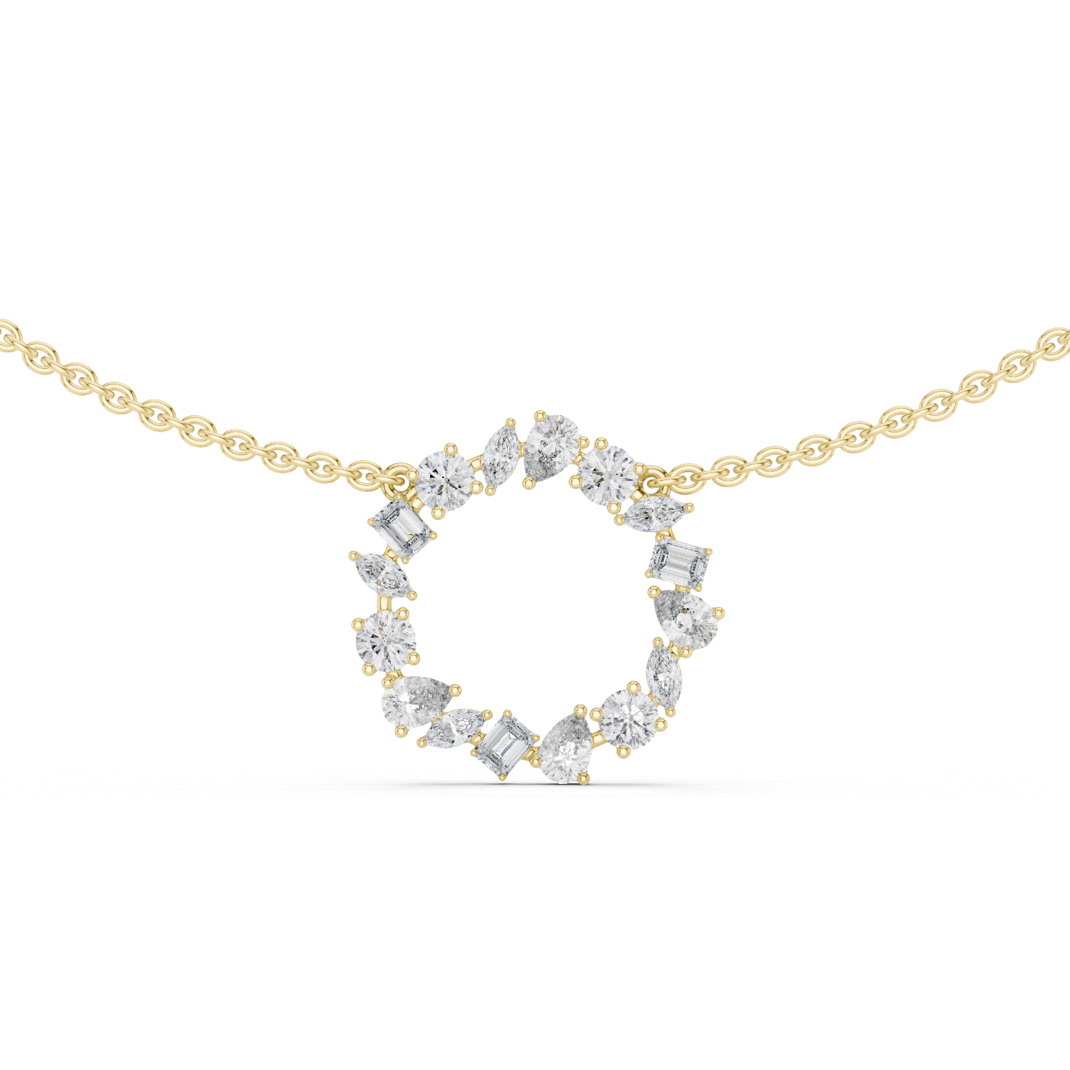 Gold Pendant GNK-0011, Yellow Gold