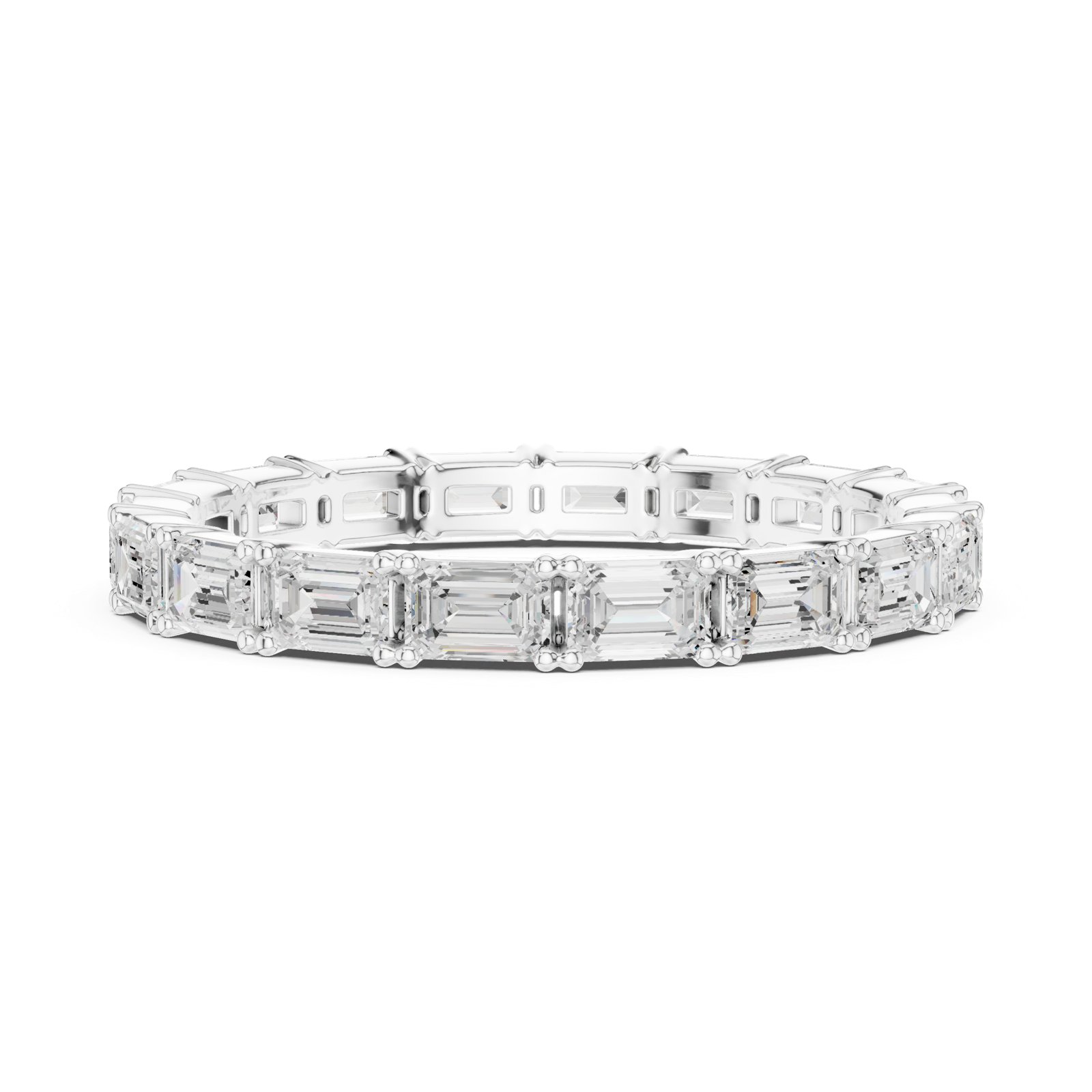 Gold Ring DDLR-625, White Gold, view 3