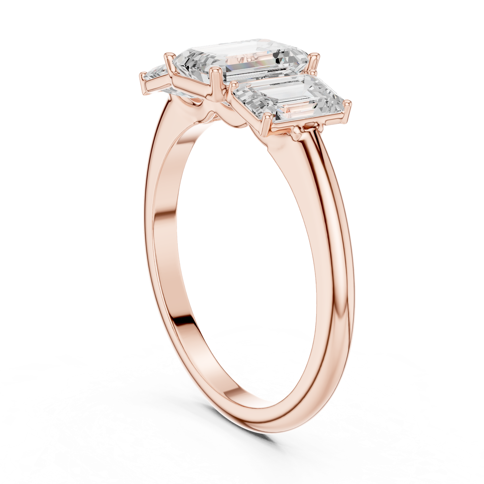 Gold Ring DDLR-1073, Rose Gold, view 1