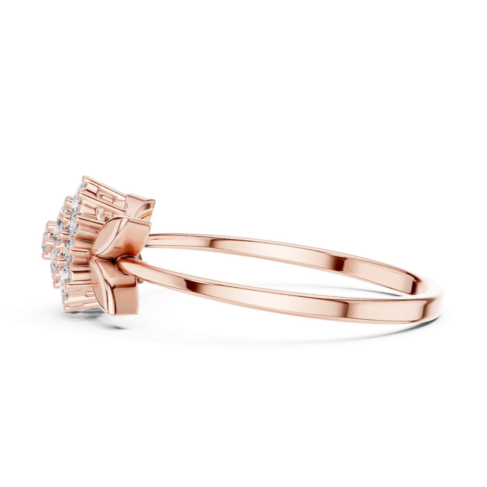 Gold Ring 1 (163), Rose Gold, view 3