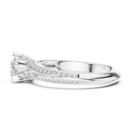 Gold Ring LR-0278, White Gold, view 3