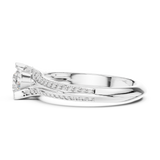 Gold Ring LR-0278, White Gold, view 3