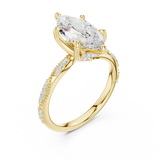 Gold Ring DDLR-964, Yellow Gold, view 2