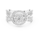 Gold Ring 19-120008L, White Gold, view 4