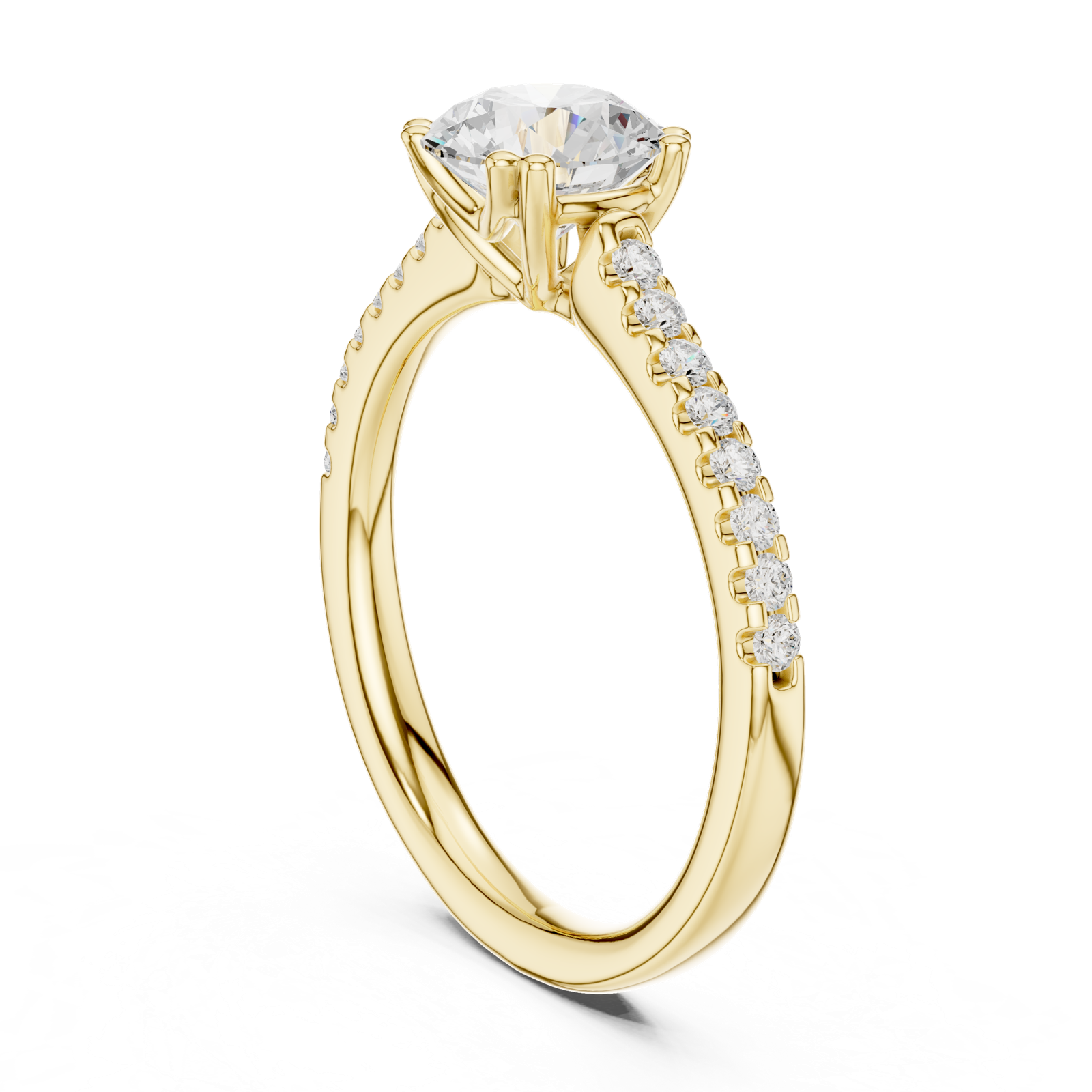 Gold Ring DDLR-640, Yellow Gold