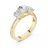Gold Ring DDLR-1053, Yellow Gold, view 2