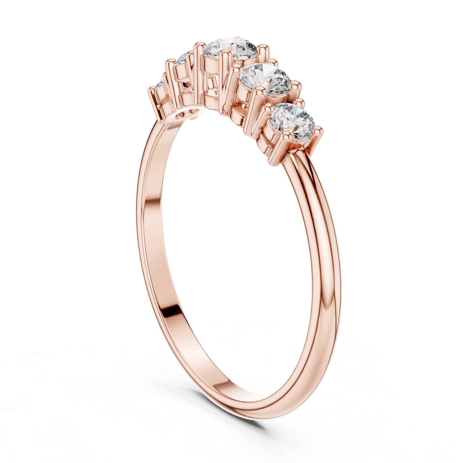 Gold Ring HLR-105, Rose Gold