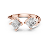 Gold Ring L03-463, Rose Gold, view 4