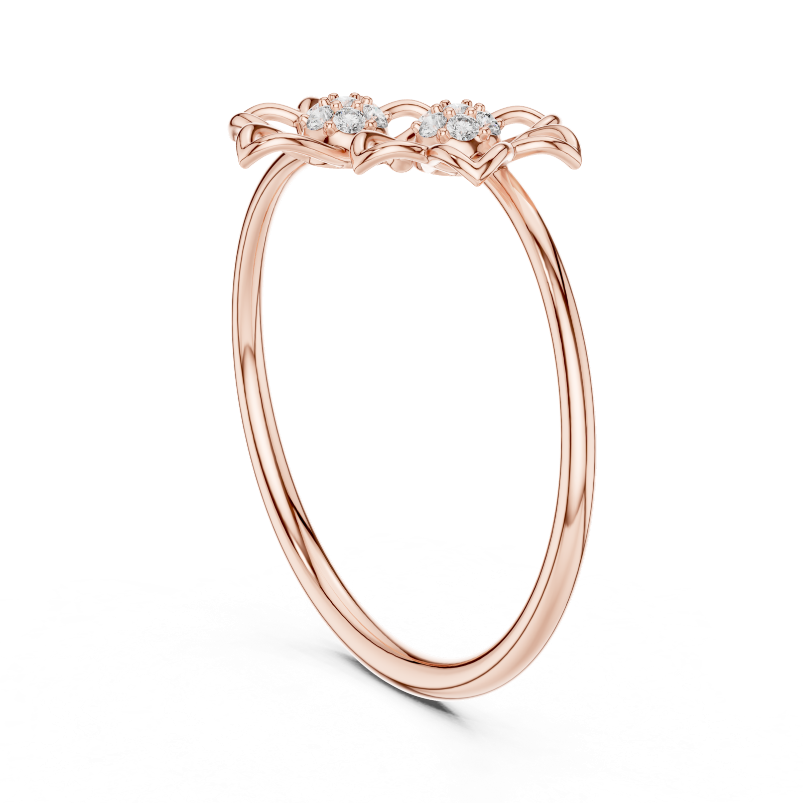 Gold Ring LR-01 (100), Rose Gold