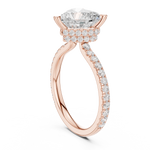 Gold Ring DDLR-1018, Rose Gold