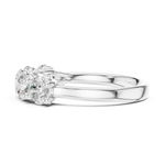 Gold Ring DDLR-719, White Gold, view 3